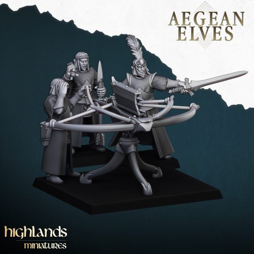 Lanzavirotes con dotación (Aegean Elves Balista with Crew)