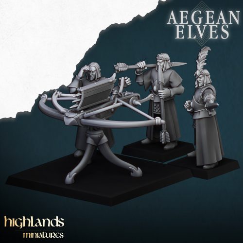 Lanzavirotes con dotación (Aegean Elves Balista with Crew)