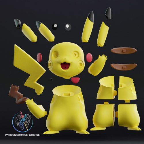 pikachu cut Pikachu a escala real