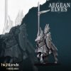 Caballeros Dragón de los Elfos Egeos en montura