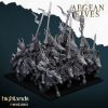 Caballeros Dragón de los Elfos Egeos en montura