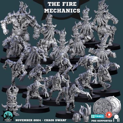 Equipo Las Mecánicas de Fuego - Enanos del Caos