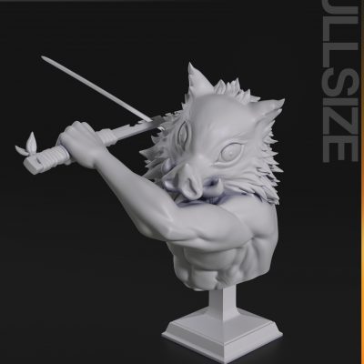 Busto de Inosuke – Demon Slayer