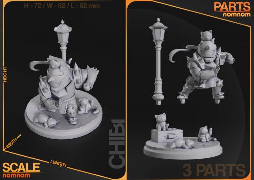Scaleparts Chibi de Alphonse Elric – FMA