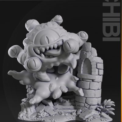 Chibi de Beholder – D&D