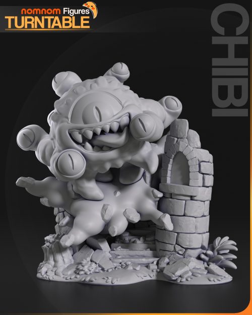 Turntable_01 Chibi de Beholder – D&D