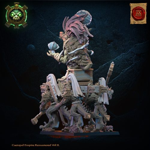 28 Tezcatlipoca, el Dios Viviente en Palanquin