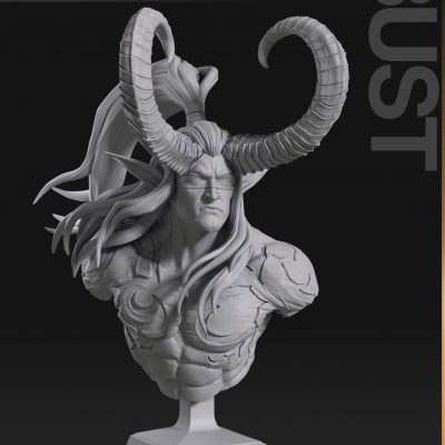 Busto de Illidan Stormrage