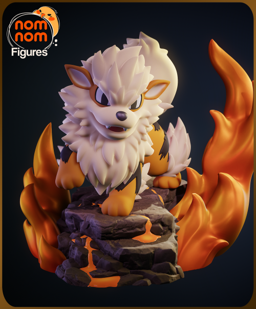 Beautyshot_01 Chibi de Arcanine - Pokémon