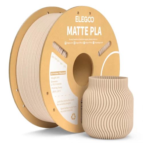 Minis&Deco 3D Prints - Filamento PLA Matte - Amarillo sunshine - PLAMATTE1KGBeige 2