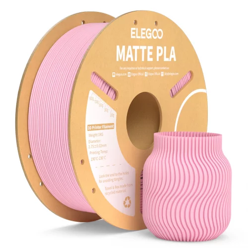 Minis&Deco 3D Prints - Filamento PLA Matte - Amarillo sunshine - PLAMATTE1KGPink 2
