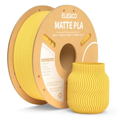 Minis&Deco 3D Prints - Filamento PLA Matte - Amarillo sunshine - PLAMATTE1KGSunshineYellow 2