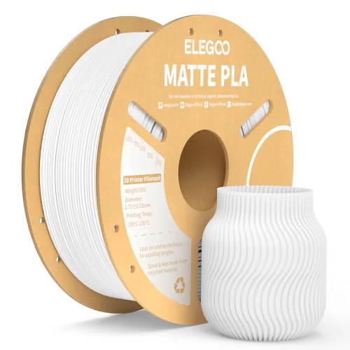 Minis&Deco 3D Prints - Filamento PLA Matte - Amarillo sunshine - PLAMATTE1KGWhite 2