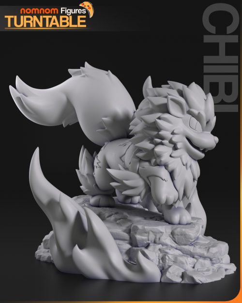 Turntable_04 Chibi de Arcanine - Pokémon