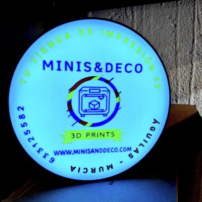 Caja de luz personalizada o por encargo