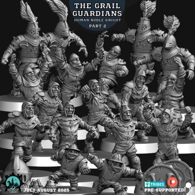 Equipo de Caballeros Humanos Nobles - Los Guardianes del Grial