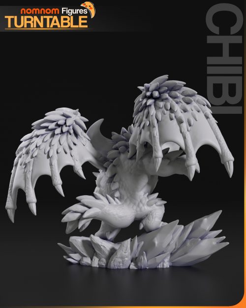 Turntable 04 Chibi de Nergigante – Monster Hunter World