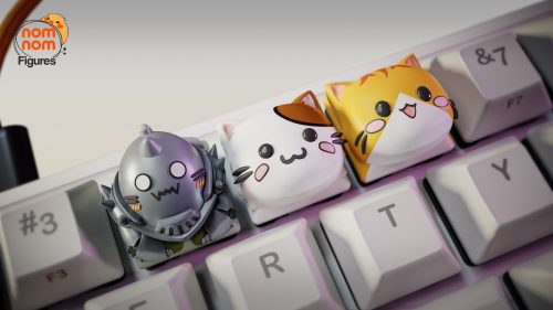 Teclas de Alfonso y sus gatos