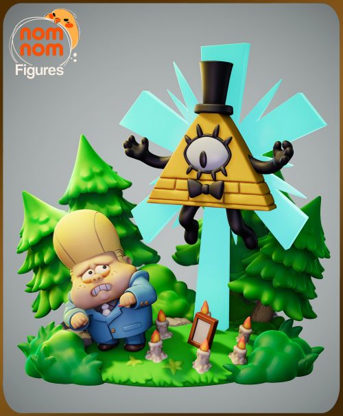 Bill_Cypher_BS_01 Chibi Bill Cypher - Gravity Falls