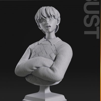 Bust 01 Busto de Saja