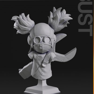 Bust_01 Busto de Alone