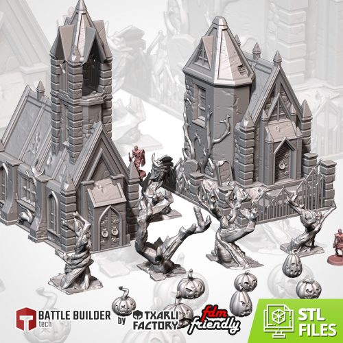 Minis&Deco 3D Prints - Noche de los Muertos Vivientes - Night 00