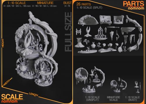 Scaleparts Chibi Hornet - Hollow Knight