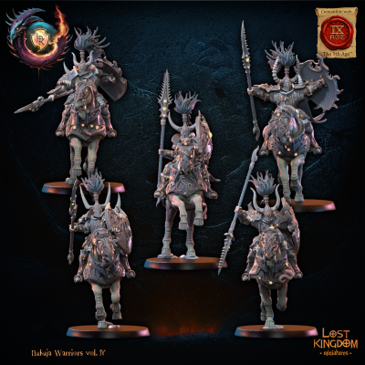 19 Minis&Deco 3D Prints - Nukuja Knights Unit - 19