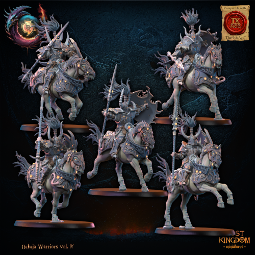 Minis&Deco 3D Prints - Nukuja Knights Unit - 21