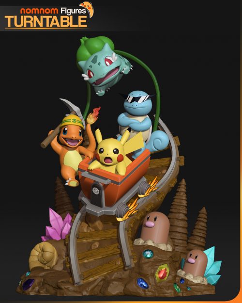 Colored_01 Pikachu – Pokemon