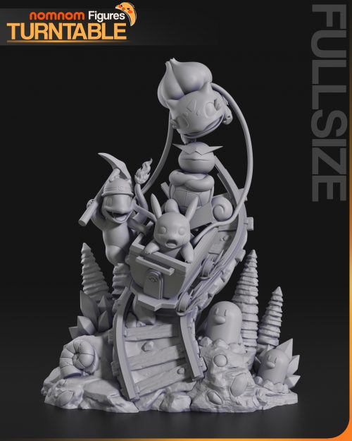 Turntable_01 Pikachu – Pokemon