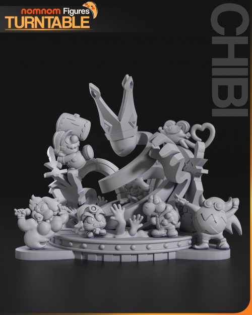 Turntable_01 Chibi Paper Mario