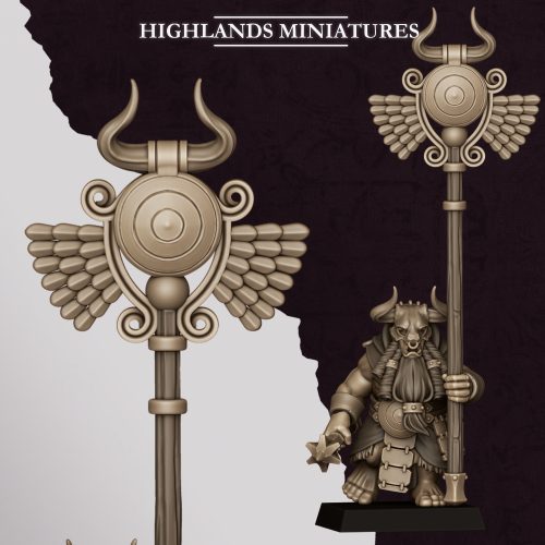 Minis&Deco 3D Prints -  - MARDUK CULTIST BANNERMAN