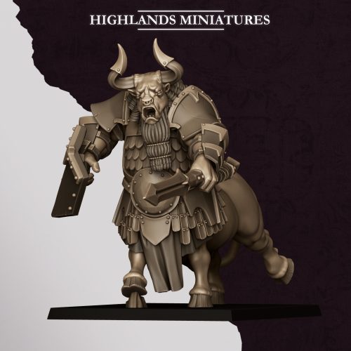 Minis&Deco 3D Prints -  - MARDUK MINOTAUR CAPTAIN