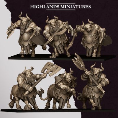 Minis&Deco 3D Prints -  - MARDUK MINOTAUR UNIT
