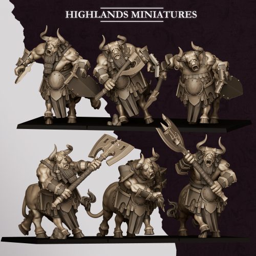 Minis&Deco 3D Prints -  - MARDUK MINOTAUR UNIT