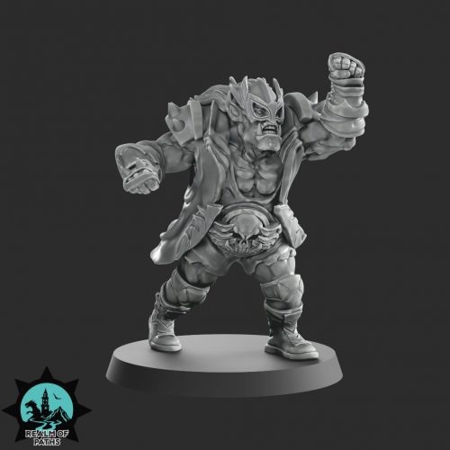 Minis&Deco 3D Prints - Equipo de Orcos - Orcslam Mania - Blitzer 01