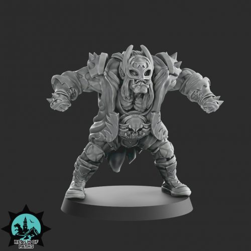 Minis&Deco 3D Prints - Equipo de Orcos - Orcslam Mania - Blitzer 02
