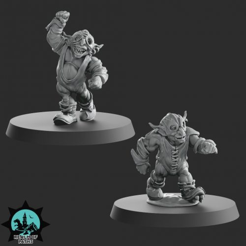 Minis&Deco 3D Prints - Equipo de Orcos - Orcslam Mania - Goblin V12