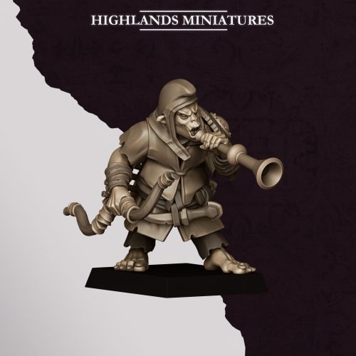 Minis&Deco 3D Prints - - HOBGOBLIN ARCHER MUSICIAN Minis&Deco 3D Prints - - HOBGOBLIN ARCHER MUSICIAN