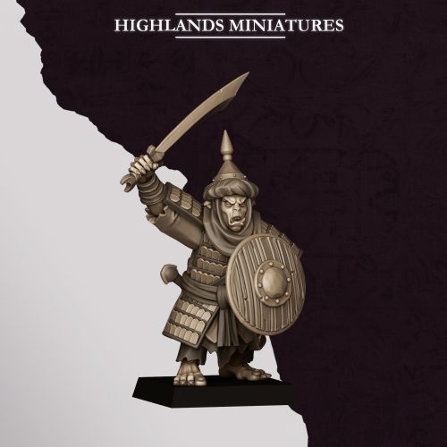 Minis&Deco 3D Prints -  - HOBGOBLIN RIDER CAPTAIN DISMOUNTED