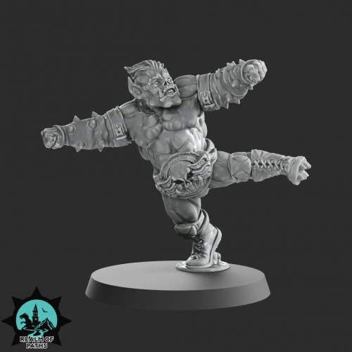 Minis&Deco 3D Prints - Equipo de Orcos - Orcslam Mania - Lineman V2