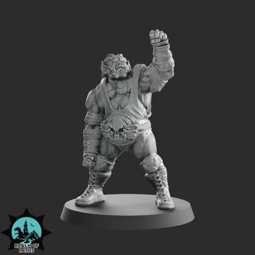 Minis&Deco 3D Prints - Equipo de Orcos - Orcslam Mania - Lineman V4