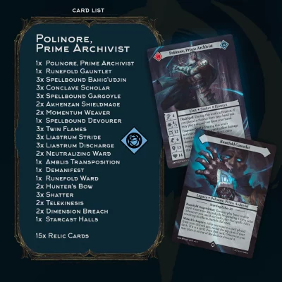 Polinore CardList Polinore CardList