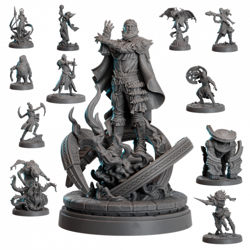 Minis&Deco 3D Prints - Set completo de miniaturas Conclave of the Spheres - set conclave