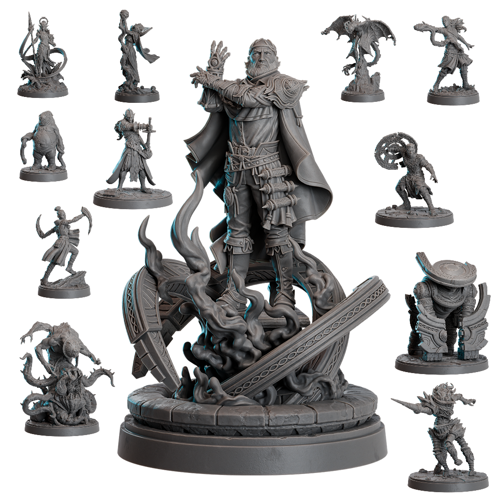 Minis&Deco 3D Prints - Set completo de miniaturas Conclave of the Spheres - set conclave
