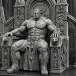 Figura Trono Resina 8k ABS