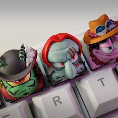 Onepiece x Spongebob Keycap BS 01